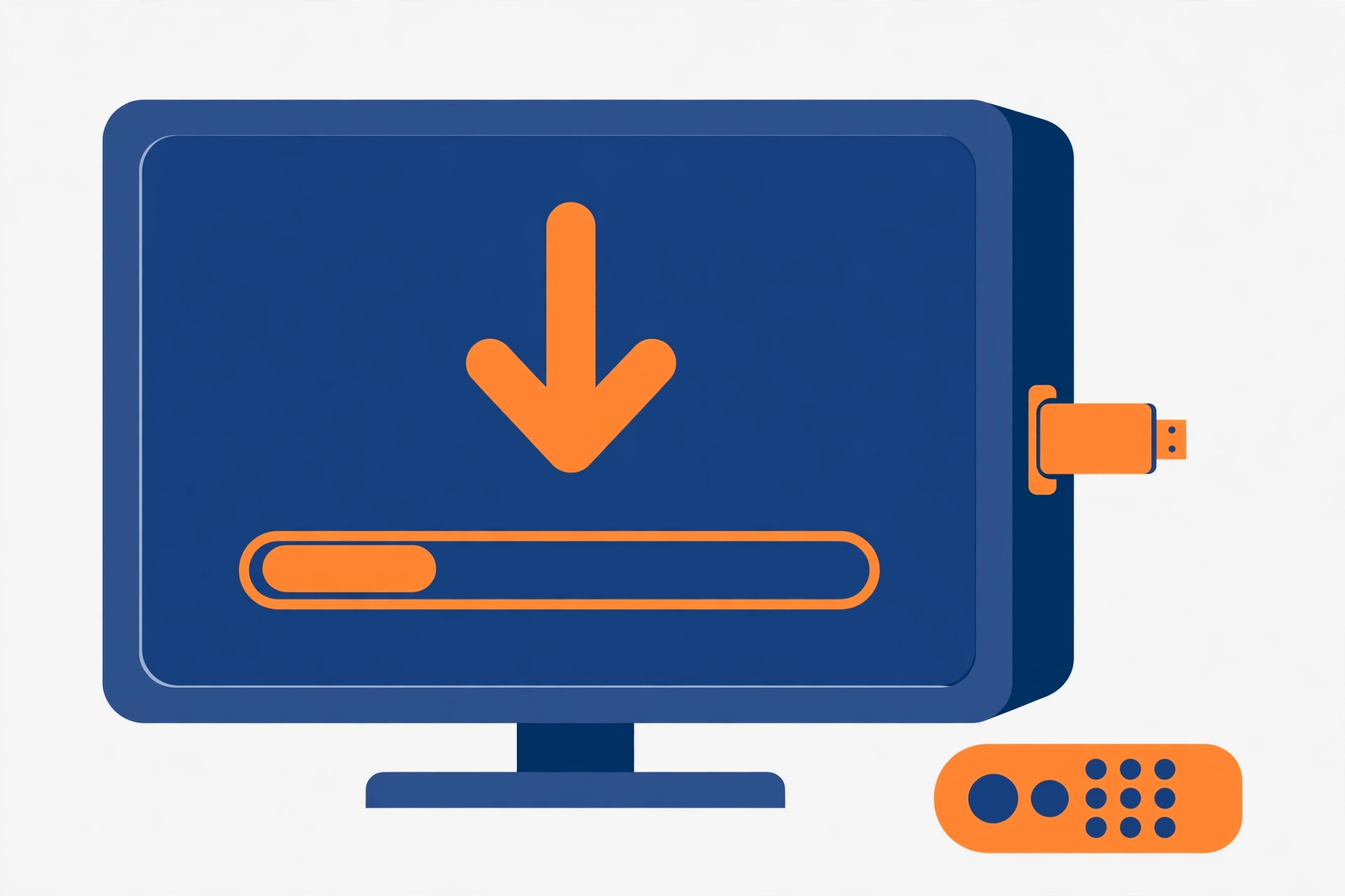 Ilustração: baixando o APK no Fire Stick com o app Downloader