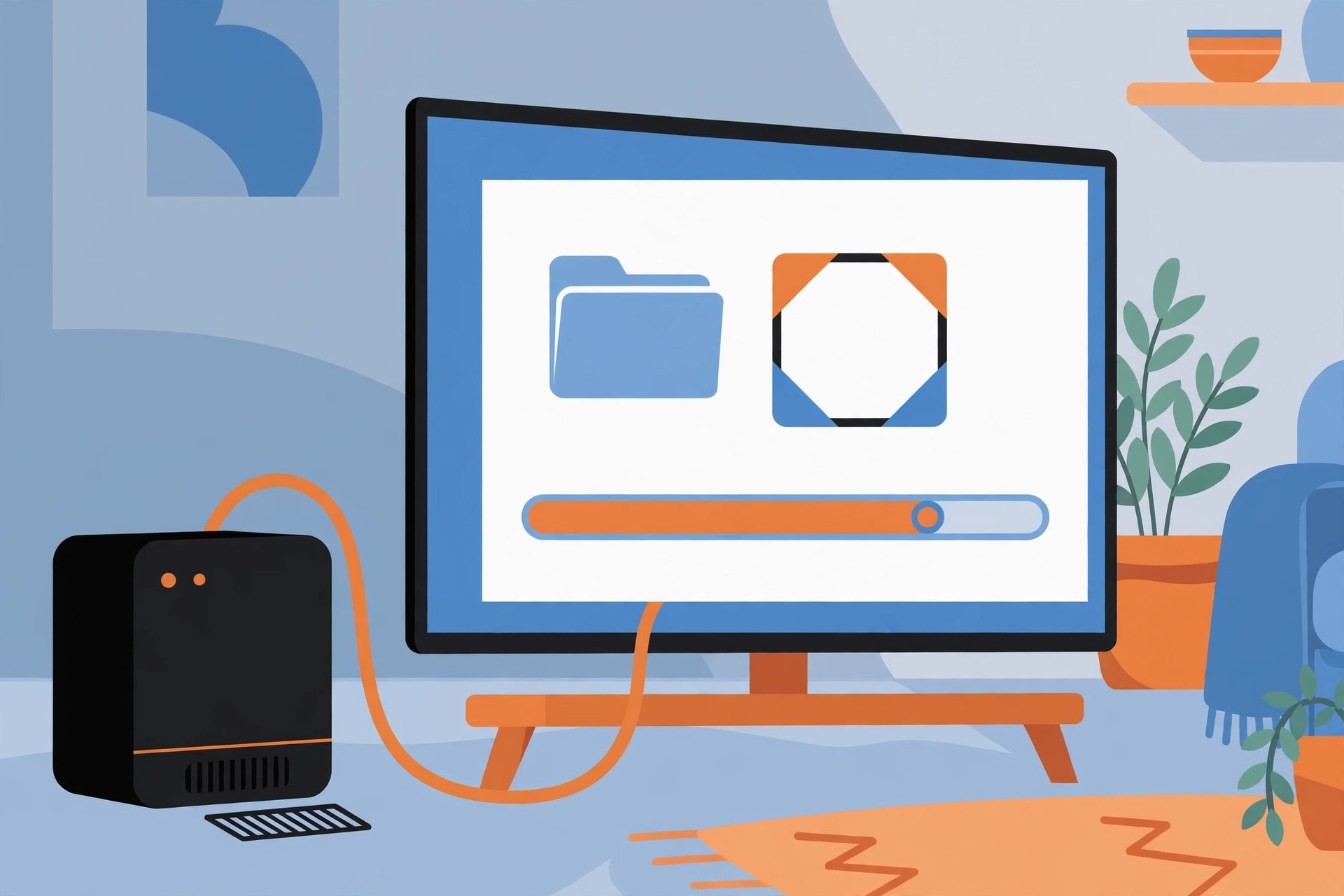Ilustração: instalando o APK na TV Box